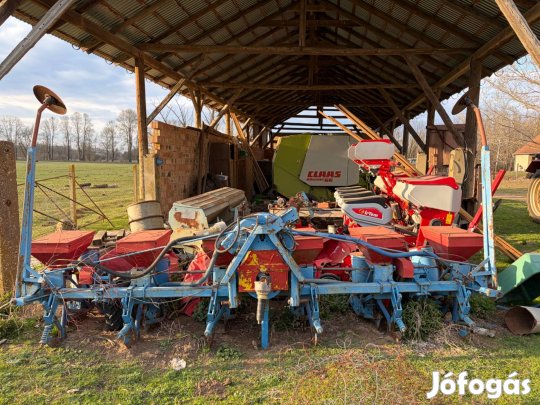 SPC-6 vetőgép műtrágya szóróval, vetés ellenőrzővel