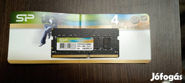 SP 4GB DDR4 2400MHz SP004Gbsfu240X02 Laptop, Notebook memória, RAM