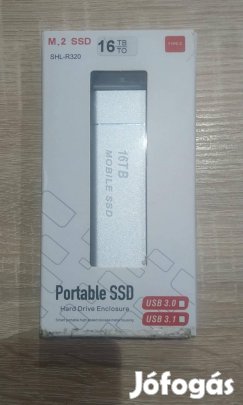 SSD külső tárhely 16TB