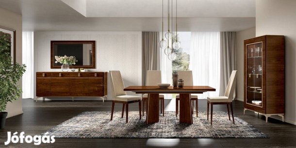 ST - Eva (dió) olasz modern ebédlő és nappali garnitúra Akció!