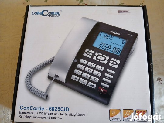 S-16 Concorde 6025 Telefon Új Termék