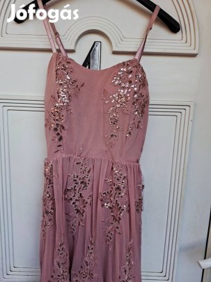 S/M új cimkés gyönyörű Olasz alkalmi női mályva szinű ruha