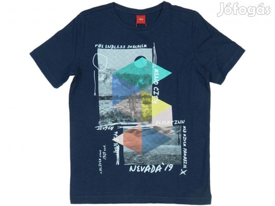 S.Oliver Új (címkés) Fiú Póló (Méret: 140)