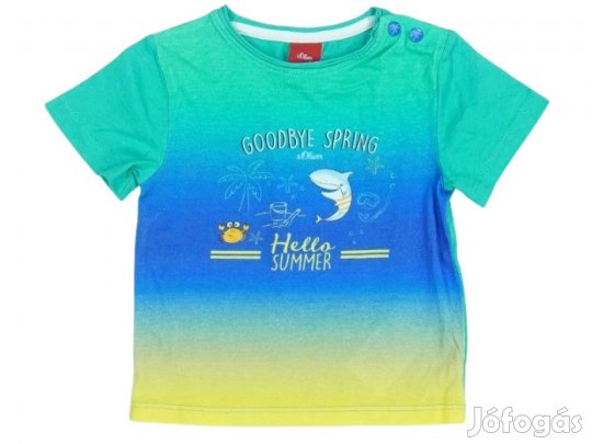 S.Oliver Új (címkés) Fiú Póló (Méret: 68)