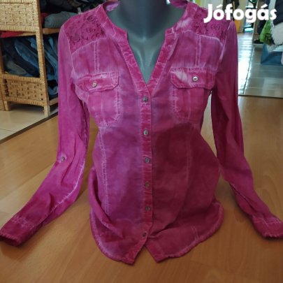 S.Oliver csodaszép csipkebetétes rugalmas női ing 36