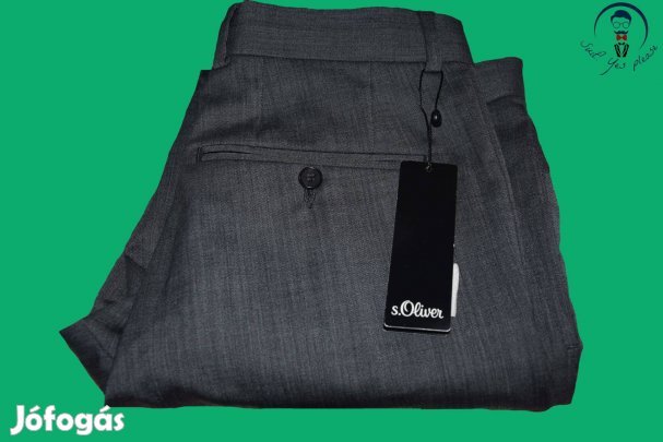 S.Oliver új, prémium, férfi nadrág (méret:46-S)