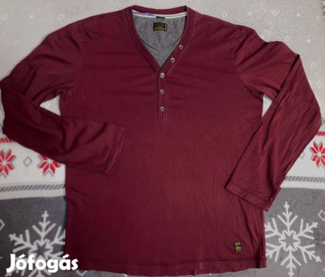 S. Oliver L vékony eredeti pamut ffi felső pulcsi 