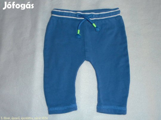S. Oliver újszerű nadrág újszülöttre (méret 50 / 56) kék színű nadrág