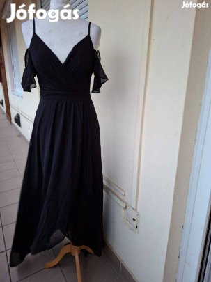 S-es Új gyönyörű fekete alkalmi női ruha