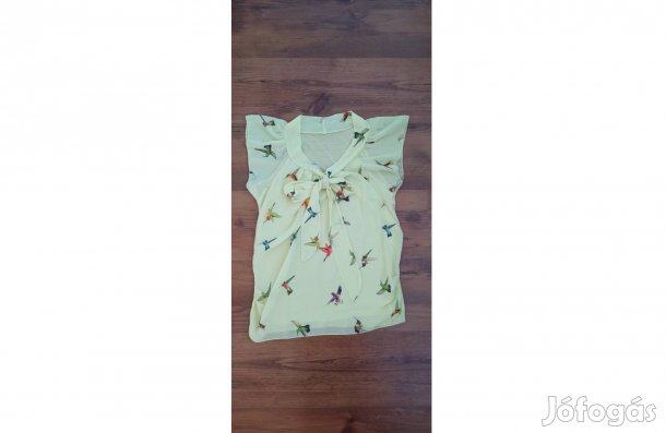 S-es (36-os) kolibri mintás női blúz