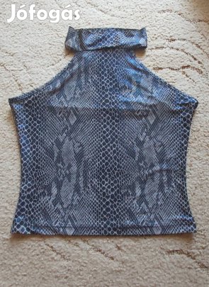 S-es kígyőbőrmintás felső