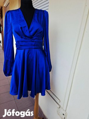 S-es új gyönyörű királykék alkalmi női ruha