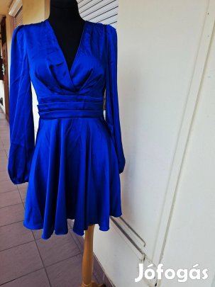 S-es új gyönyörű királykék alkalmi női ruha