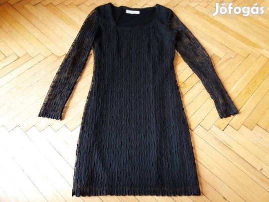 S női fekete alkalmi ruha