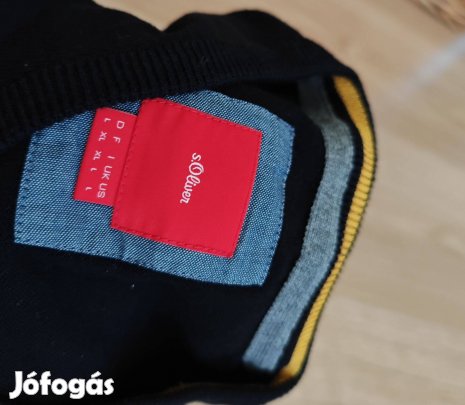 S oliver Uj állapotu finomkötött férfi pulóver