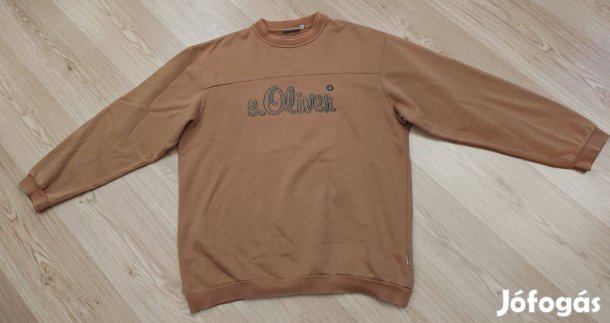 S oliver sportos pamut férfi pulóver XXL