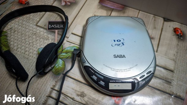 Saba CDP-840 discman hibás,fejhallgató van