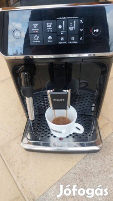 Saeco Philips EP 2221 kávégép lakk fekete előlapos