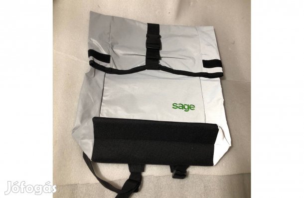 Sage Bag Base Fényvisszaverős Hátizsák Roll-Top Backpack 26x43x13cm