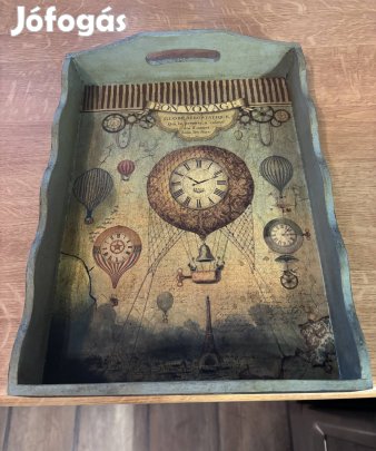 Saját dekorálású fa tálca