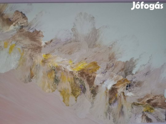 Saját készítésű absztrakt festmény mérete 100*70 cm