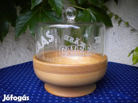 Sajt tál sajt búra üveg harang Hollandiából