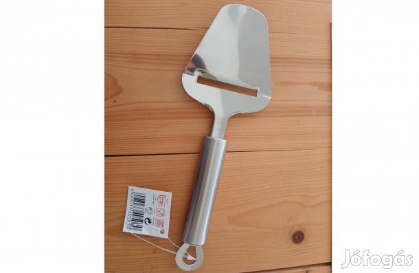 Sajtszeletelő, rozsdamentes, új