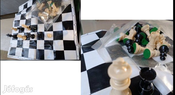 Sakk készlet + óra