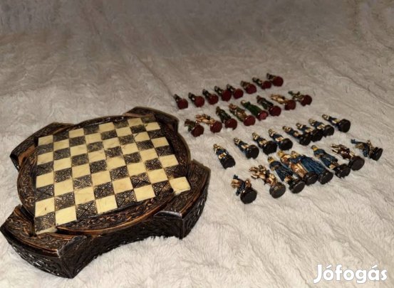 Sakkészlet kerámia lappal