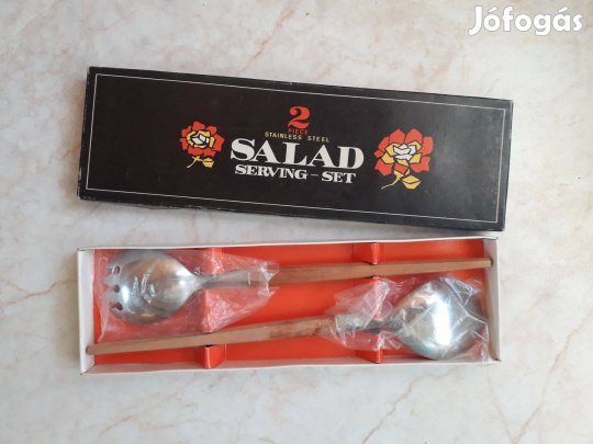 Saláta tálaló szett saját dobozában