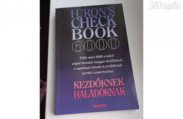Salaton Gábor Zalotay Melinda Huron´s check book 6000