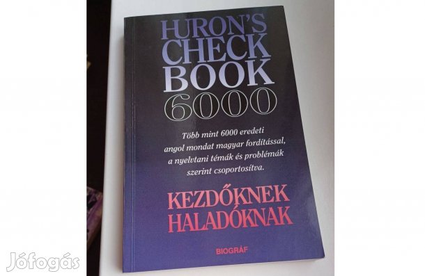 Salaton Gábor Zalotay Melinda Huron´s check book 6000