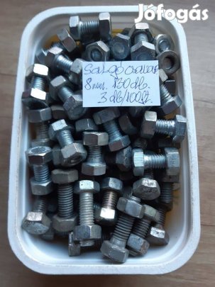 Salgó csavar 8 mm méretű