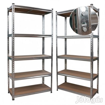 Salgó polc 183x90x40 horganyzott gyors füllel 2DB (2x4638)
