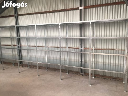 Salgó polc, 45x91x198 cm 5 méter polcrendszer országos szállítással