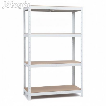 Salgó polc, 4 szintes 150x75x30cm, fehér