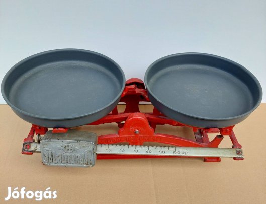 Salgótarján tolósúlyos öntöttvas mérleg