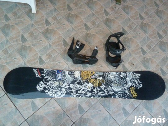Salomon Drift snowboard lap kötés újszerű állapotban eladó.Lap: (158c