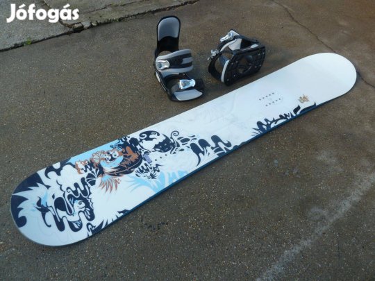 Salomon Maiden snowboard lap fém csatos kötés, karc mentes új állap