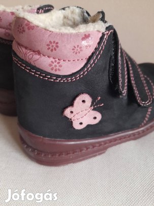 Salus flo prémium flexi bélelt cipő tepőzáras lepkés bőrcipő