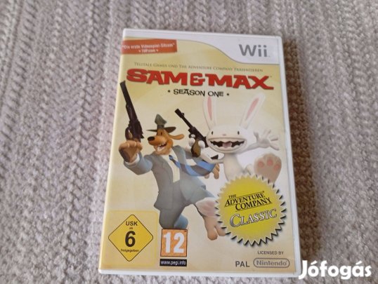 Sam & Max Seasons One eredeti Nintendo Wii játék