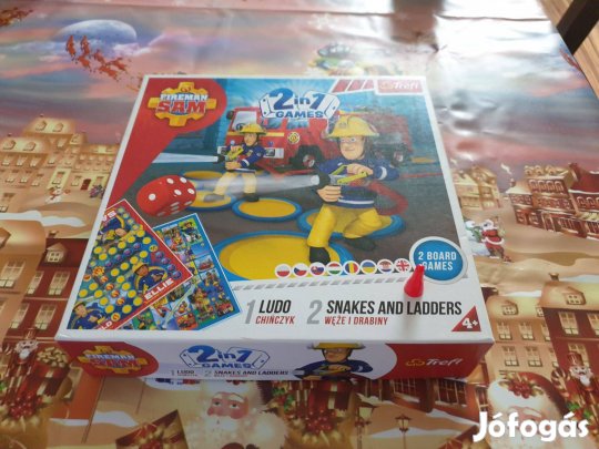 Sam a tűzoltó társasjáték tűzoltó sam társasjáték 2in1