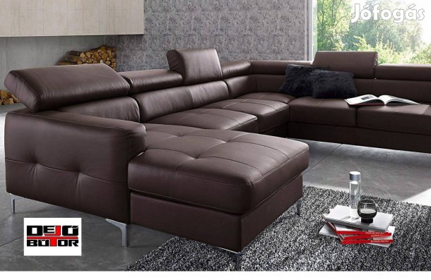 Sammy sarok kanapé bútor ülőgarnitúra 160x300x240 cm ualak barna