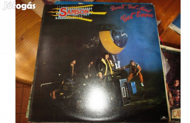 Samson Don't Get MAD Get Even bakelit hanglemez eladó