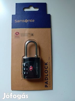 Samsonite 3 tárcsás kombinációs TSA lakat. 