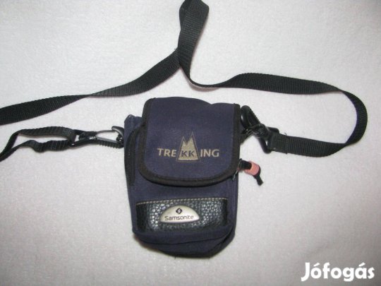 Samsonite fotóstáska 15x15x8 Treking vászon-bőr rekeszes