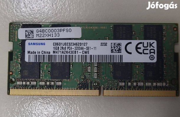 Samsung 16GB DDR4 3200MHz Notebook RAM