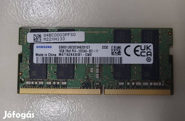 Samsung 16GB DDR4 3200MHz Notebook RAM