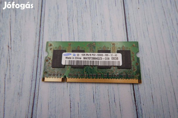 Samsung 1GB DDR2 800 MHz RAM memória laptopba SO-DIMM M470T2864Qz3