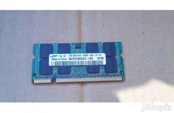 Samsung 1Gb DDR2 Laptop memória